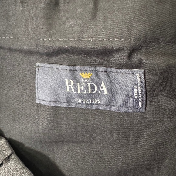 Jos A Bank Reserve Reda Pants‎ 40x30 Gray Super 130s Wool Tailored Fit Dress - Picture 3 of 7